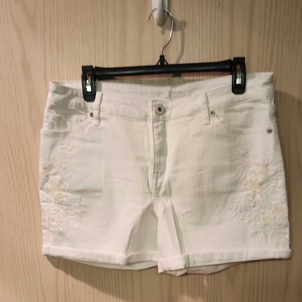 Maurices White Jean Shorts
